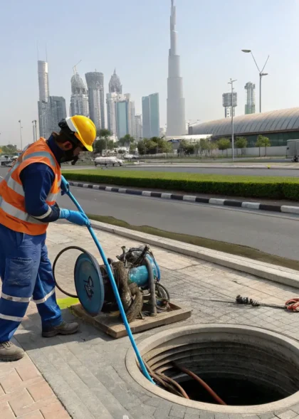 an-indian-worker-operating-a-drain-cleaning-machin